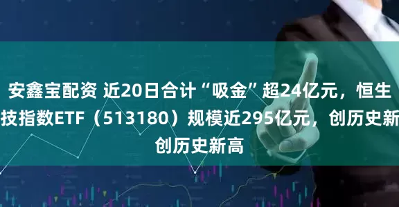 安鑫宝配资 近20日合计“吸金”超24亿元，恒生科技指数ETF（513180）规模近295亿元，创历史新高